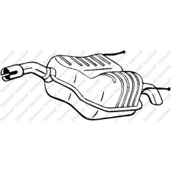 Koncový tlmič výfuku BOSAL 185-085