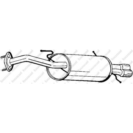 Koncový tlmič výfuku BOSAL 171-209