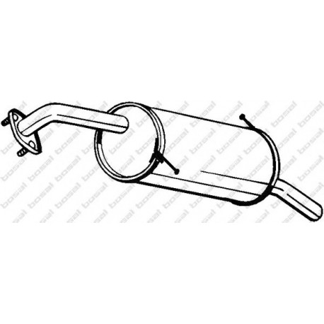 Koncový tlmič výfuku BOSAL 171-045