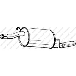Koncový tlmič výfuku BOSAL 170-313