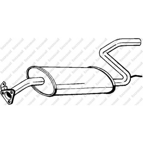 Koncový tlmič výfuku BOSAL 170-301