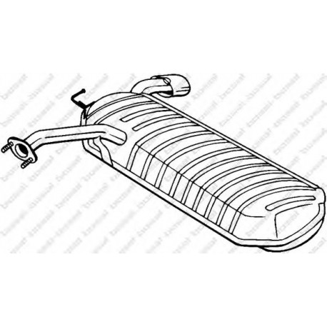 Koncový tlmič výfuku BOSAL 169-039