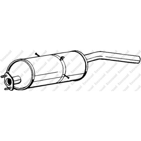 Koncový tlmič výfuku BOSAL 169-001