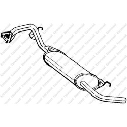 Koncový tlmič výfuku BOSAL 163-213