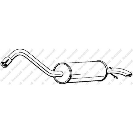 Koncový tlmič výfuku BOSAL 154-977