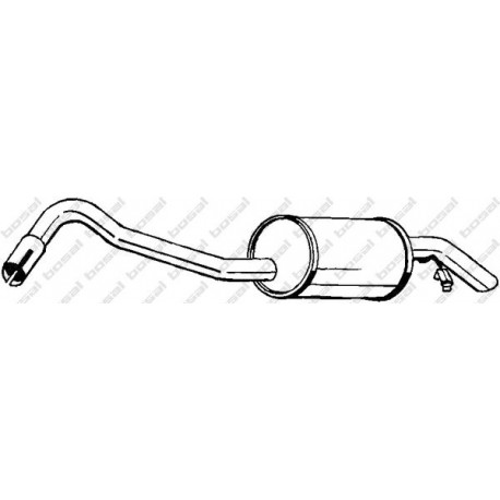 Koncový tlmič výfuku BOSAL 154-919