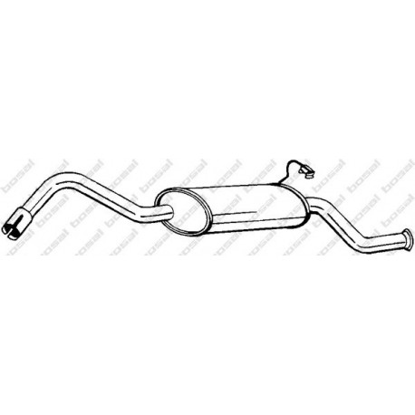 Koncový tlmič výfuku BOSAL 154-789