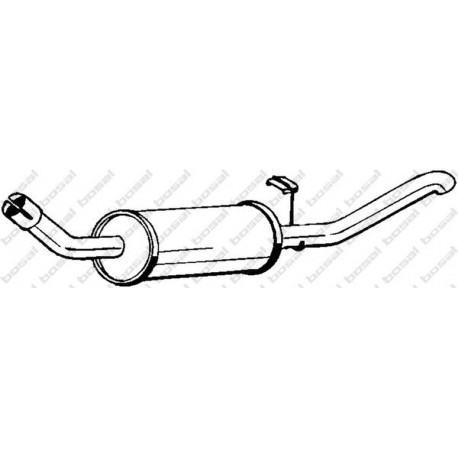 Koncový tlmič výfuku BOSAL 154-777