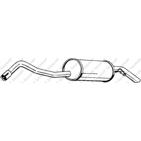 Koncový tlmič výfuku BOSAL 154-069