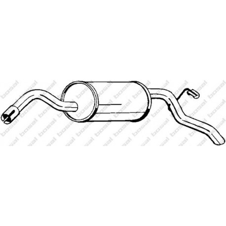 Koncový tlmič výfuku BOSAL 154-027