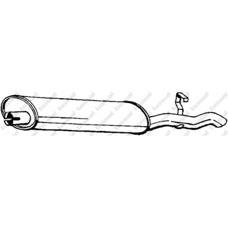 Koncový tlmič výfuku BOSAL 148-327