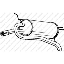 Koncový tlmič výfuku BOSAL 148-223
