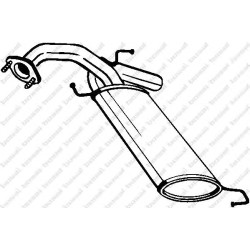 Koncový tlmič výfuku BOSAL 148-173