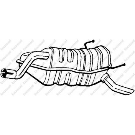 Koncový tlmič výfuku BOSAL 148-049