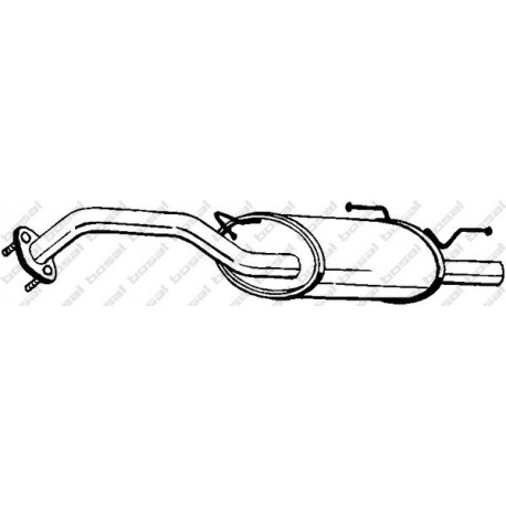 Koncový tlmič výfuku BOSAL 145-405
