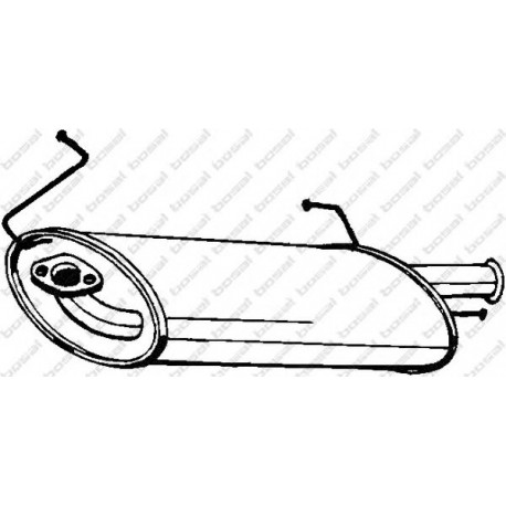 Koncový tlmič výfuku BOSAL 145-237
