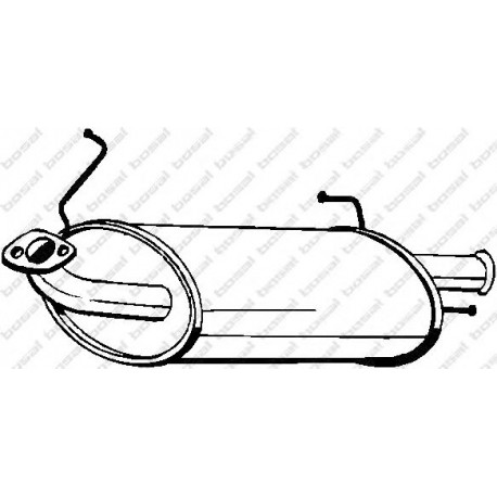 Koncový tlmič výfuku BOSAL 145-235