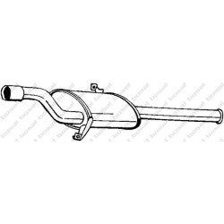 Koncový tlmič výfuku BOSAL 145-093