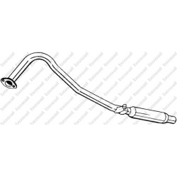 Koncový tlmič výfuku BOSAL 145-039