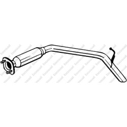 Koncový tlmič výfuku BOSAL 142-001