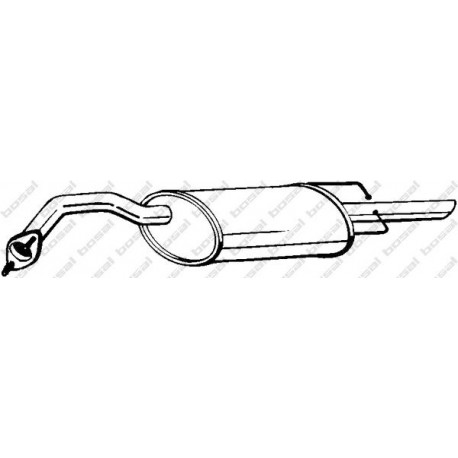 Koncový tlmič výfuku BOSAL 141-137