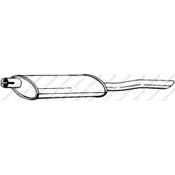 Koncový tlmič výfuku BOSAL 141-001