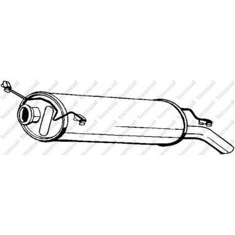 Koncový tlmič výfuku BOSAL 135-699