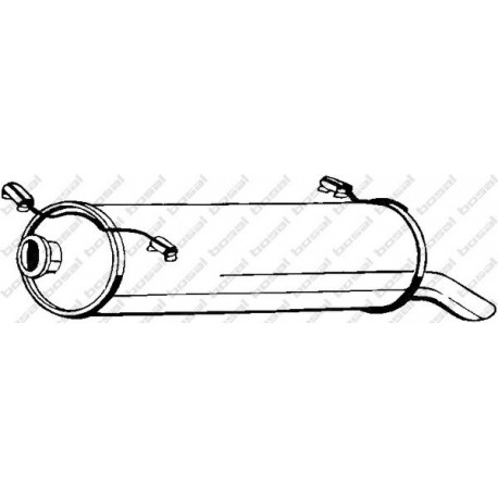 Koncový tlmič výfuku BOSAL 135-697