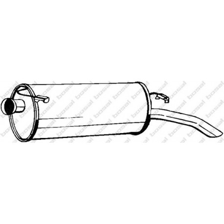 Koncový tlmič výfuku BOSAL 135-613
