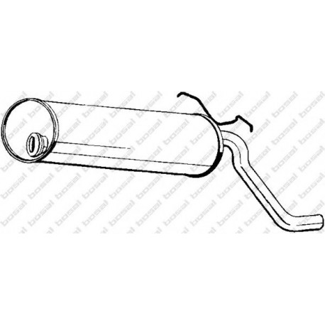 Koncový tlmič výfuku BOSAL 135-569
