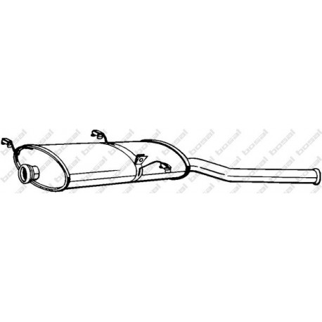 Koncový tlmič výfuku BOSAL 135-239