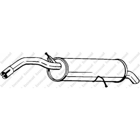 Koncový tlmič výfuku BOSAL 135-105