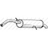 Koncový tlmič výfuku BOSAL 135-105