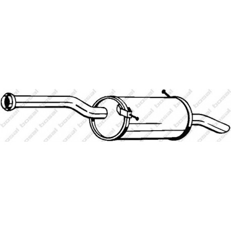 Koncový tlmič výfuku BOSAL 135-097