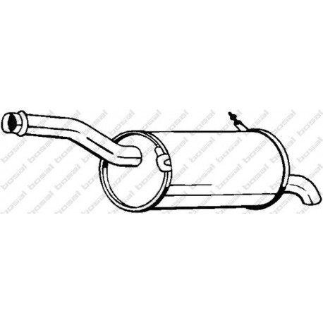 Koncový tlmič výfuku BOSAL 135-079