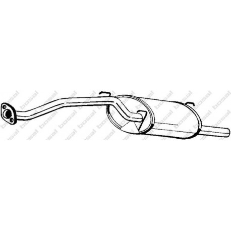 Koncový tlmič výfuku BOSAL 115-749