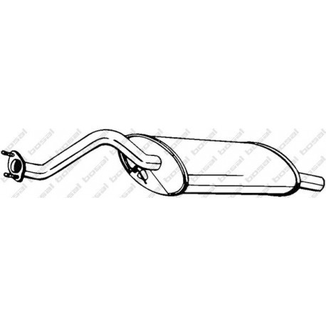 Koncový tlmič výfuku BOSAL 115-505