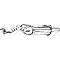 Koncový tlmič výfuku BOSAL 115-327