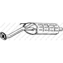 Koncový tlmič výfuku BOSAL 115-307