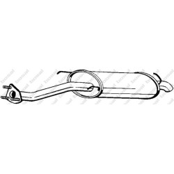 Koncový tlmič výfuku BOSAL 115-171
