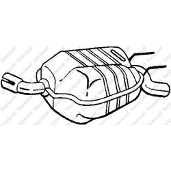Koncový tlmič výfuku BOSAL 100-351