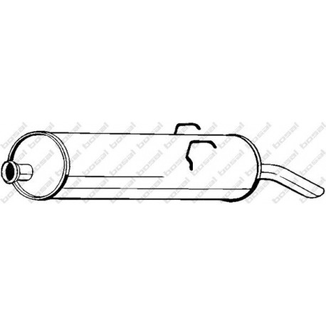 Koncový tlmič výfuku  BOSAL 190-801