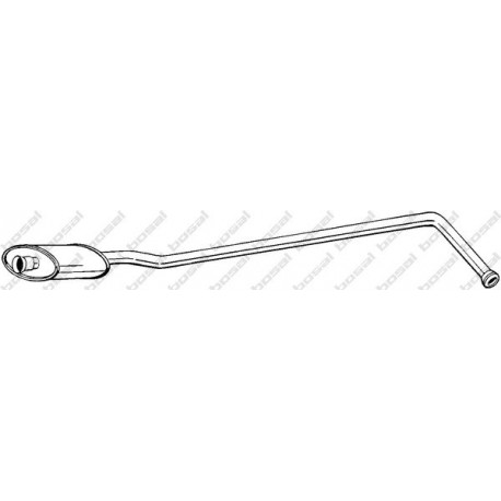 Stredný tlmič výfuku  BOSAL 280-405