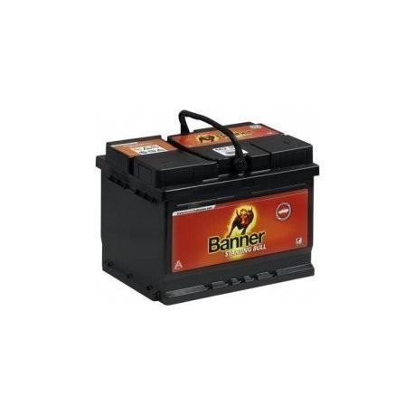 62 Ah , 12V, 510A, AUTOBATERIA BANNER STARTING BULL , pravá +R