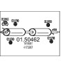 Stredný tlmic výfuku MTS 01.50462