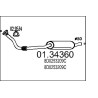 Predný tlmic výfuku MTS 01.34360