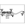 Stredný tlmic výfuku MTS 01.59870