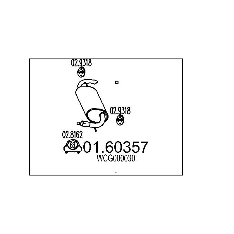 Koncový tlmic výfuku MTS 01.60357