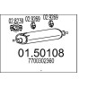 Stredný tlmic výfuku MTS 01.50108