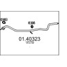 Výfukové potrubie MTS 01.40323